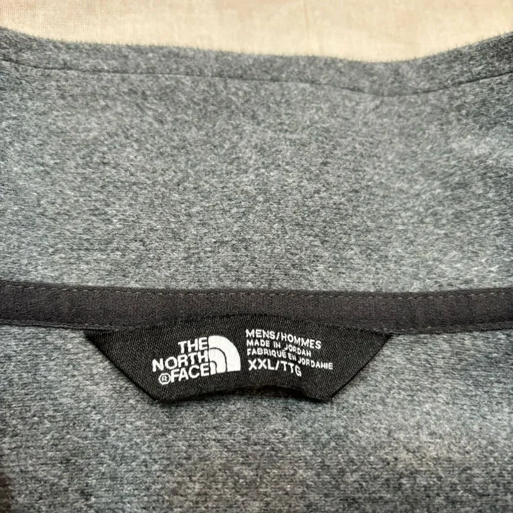 Men’s The North Face Tech 1/4 Zip Fleece Asphalt Grey Heather Size‎ XXL